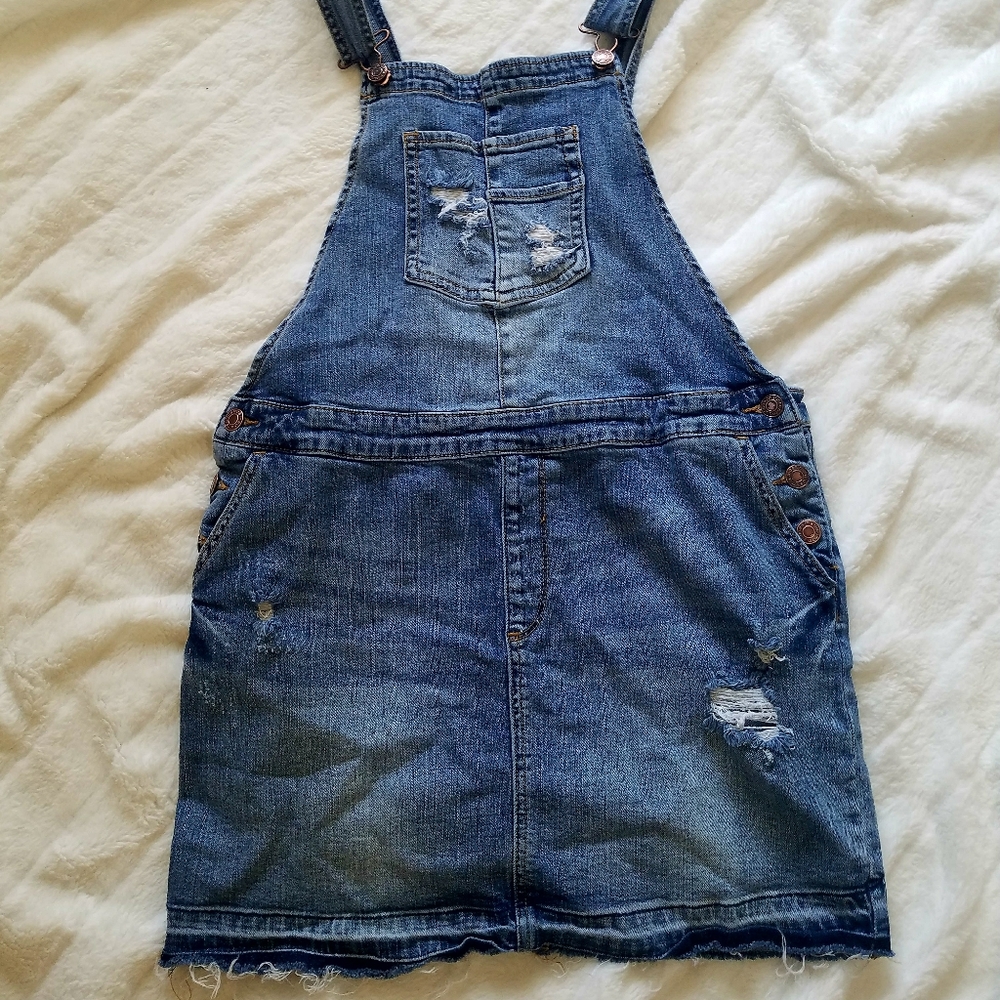 Overall Denim skirt